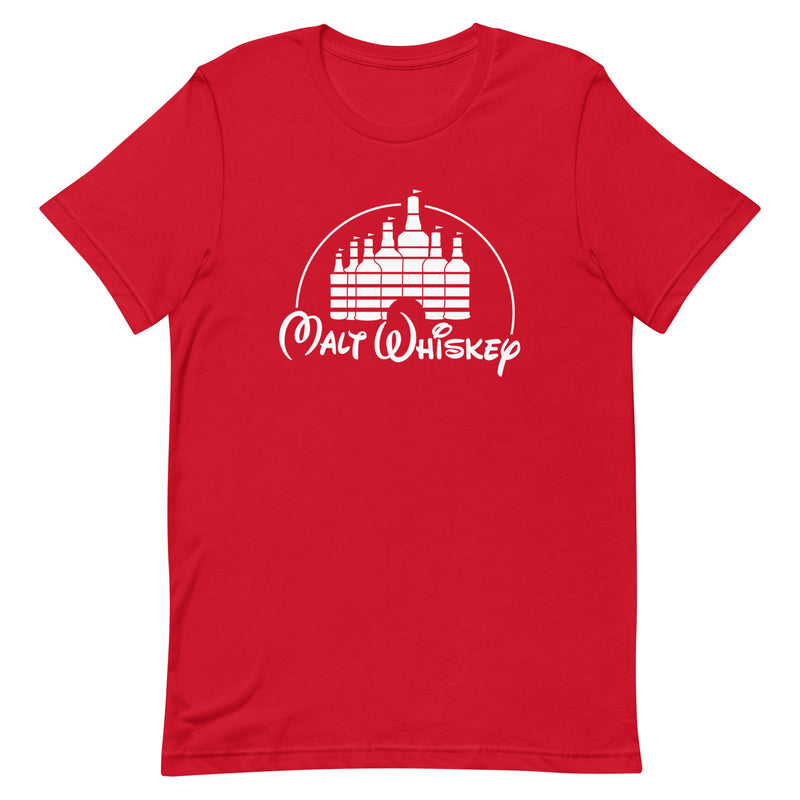 t-shirt with "Malt Whiskey" design, alcohol, parody