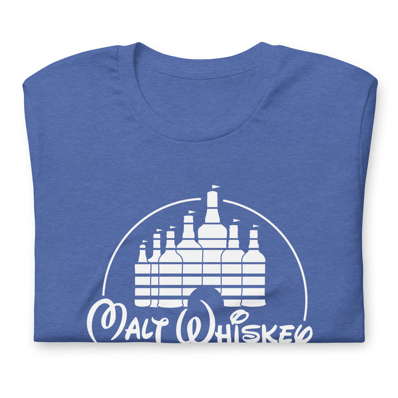 t-shirt with "Malt Whiskey" design, alcohol, parody