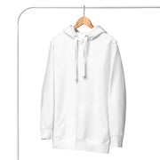 Plain front white hoodie