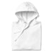 Folded hoodie, front side without print
