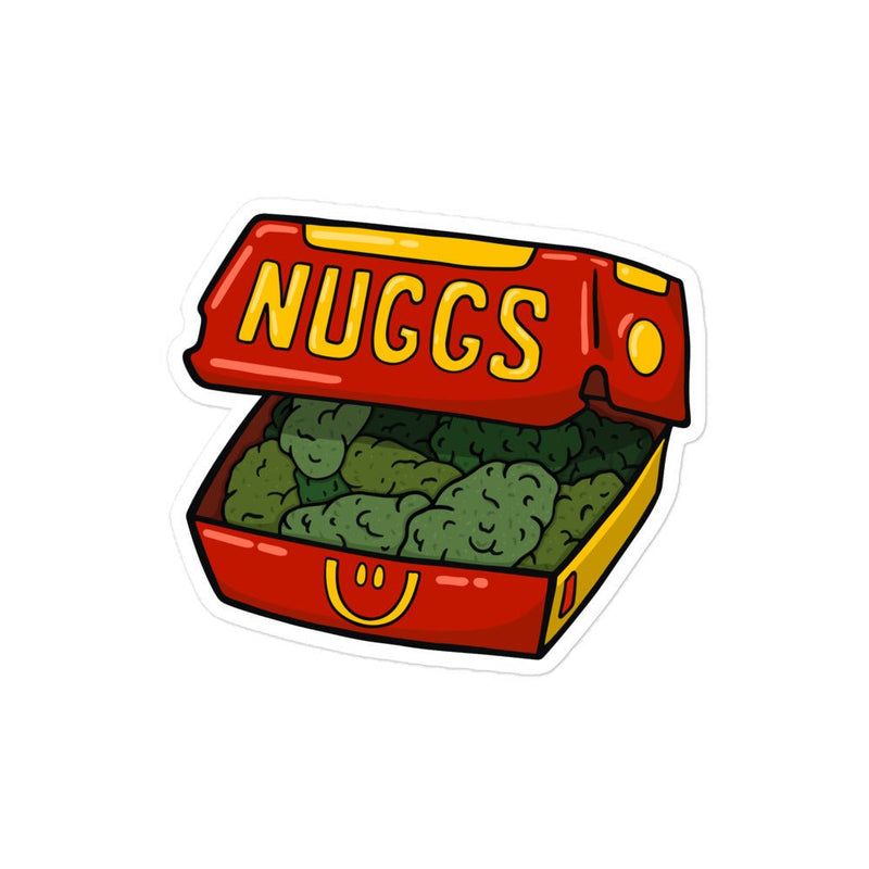 McNuggs Weed Sticker - Parody on McDonalds Nuggets