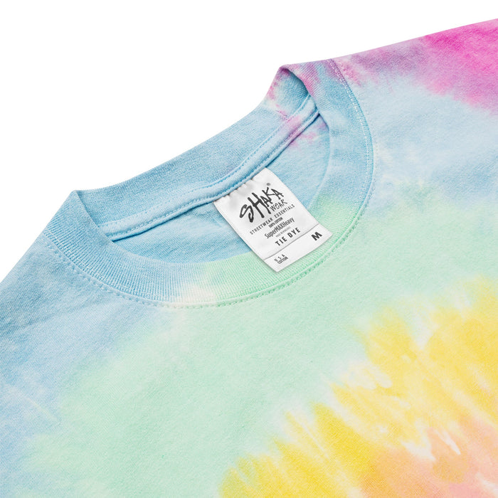 mongolife logo - oversize tie-dye t-shirt - shakawear