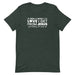 drug of choice - funny stoner shirt - heather forest green