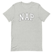 t-shirt with "Nap" design, funny, parody