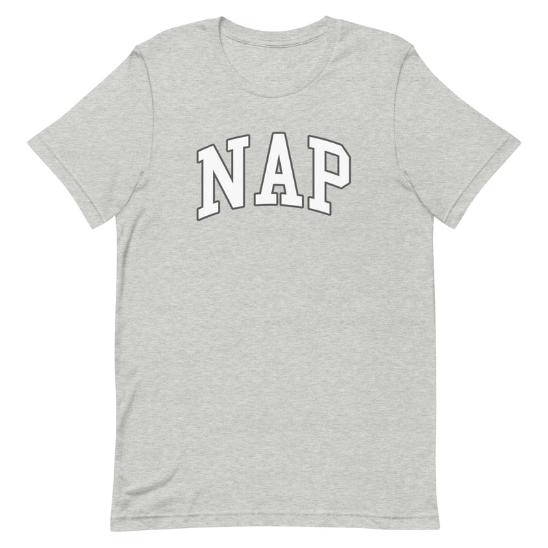 t-shirt with "Nap" design, funny, parody