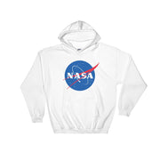 hoodie with "NASA Meatball" design, space