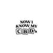 Flat lay of the Now I Know My CBDs Sticker on a white background, showing its clean design that features a CBD-inspired take on the alphabet song.