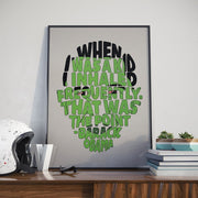 poster featuring "Obama on Weed", political, weed