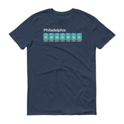 t-shirt with "Philadelphia Weather Forecast" design, movies and tv