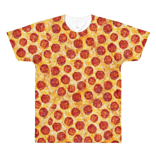 Pizza Overload - All-Over T-Shirt - T-Shirts at Mongolife