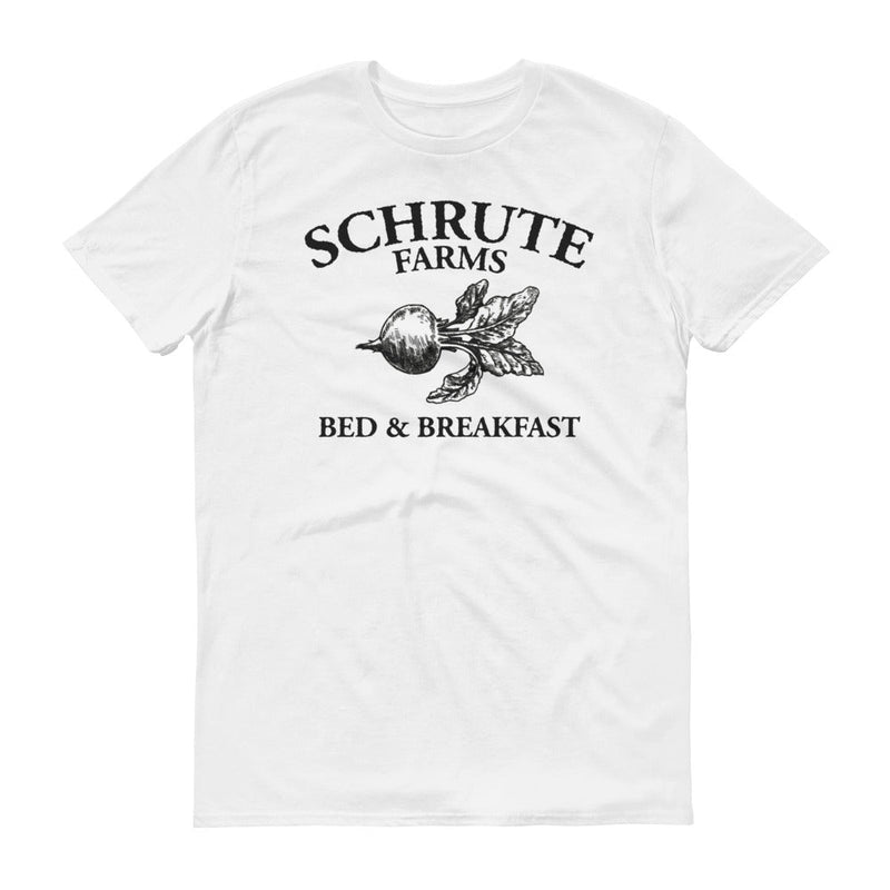 t-shirt with "Schrute Farms" design, movies and tv