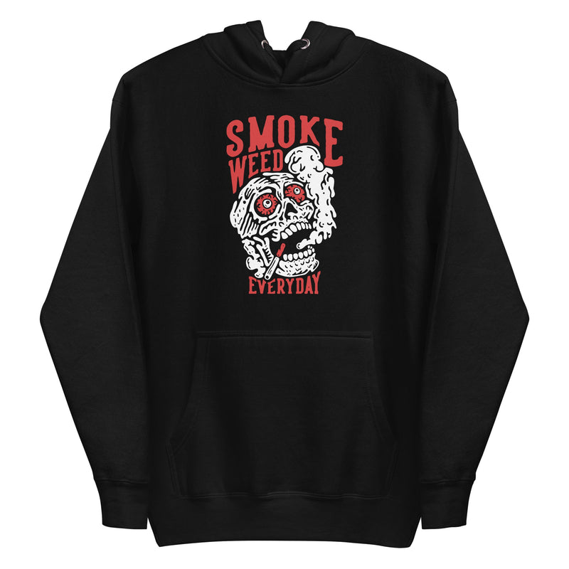 hoodie with "Smoke Weed Everyday" design, weed