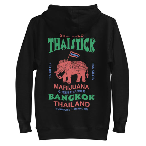 siam gold thai stick bangkok thailand - black color - stoner hoodie