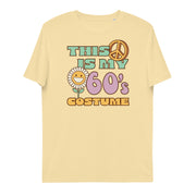 t-shirt with "This Is My 60s Costume" design, hippie