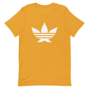 weedidas mustard stoner t-shirt