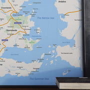 poster featuring "Westeros", maps, movies and tv