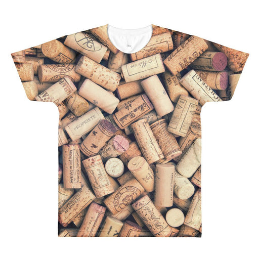 Wine Corks - All-Over T-Shirt - T-Shirts at Mongolife