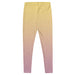 Yellow to pastel purple gradient leggings with a discreet sugar dot pattern.