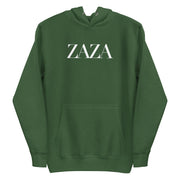 Zaza - Green Hoodie - Weed Slang Zara Parody logo