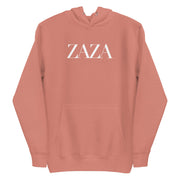 hoodie with "Zaza" design, parody, weed